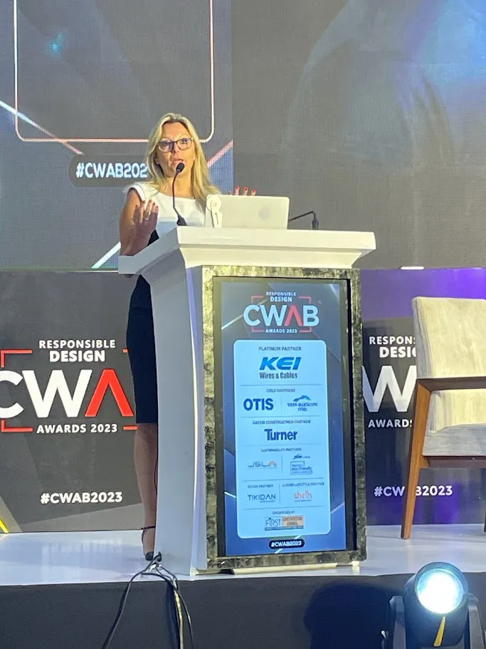 Cristina Savian on stage