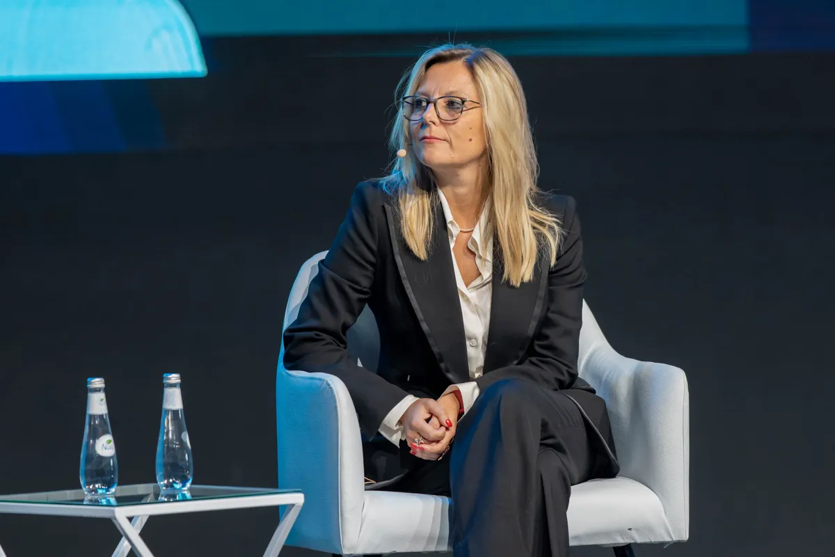 Cristina Savian on stage